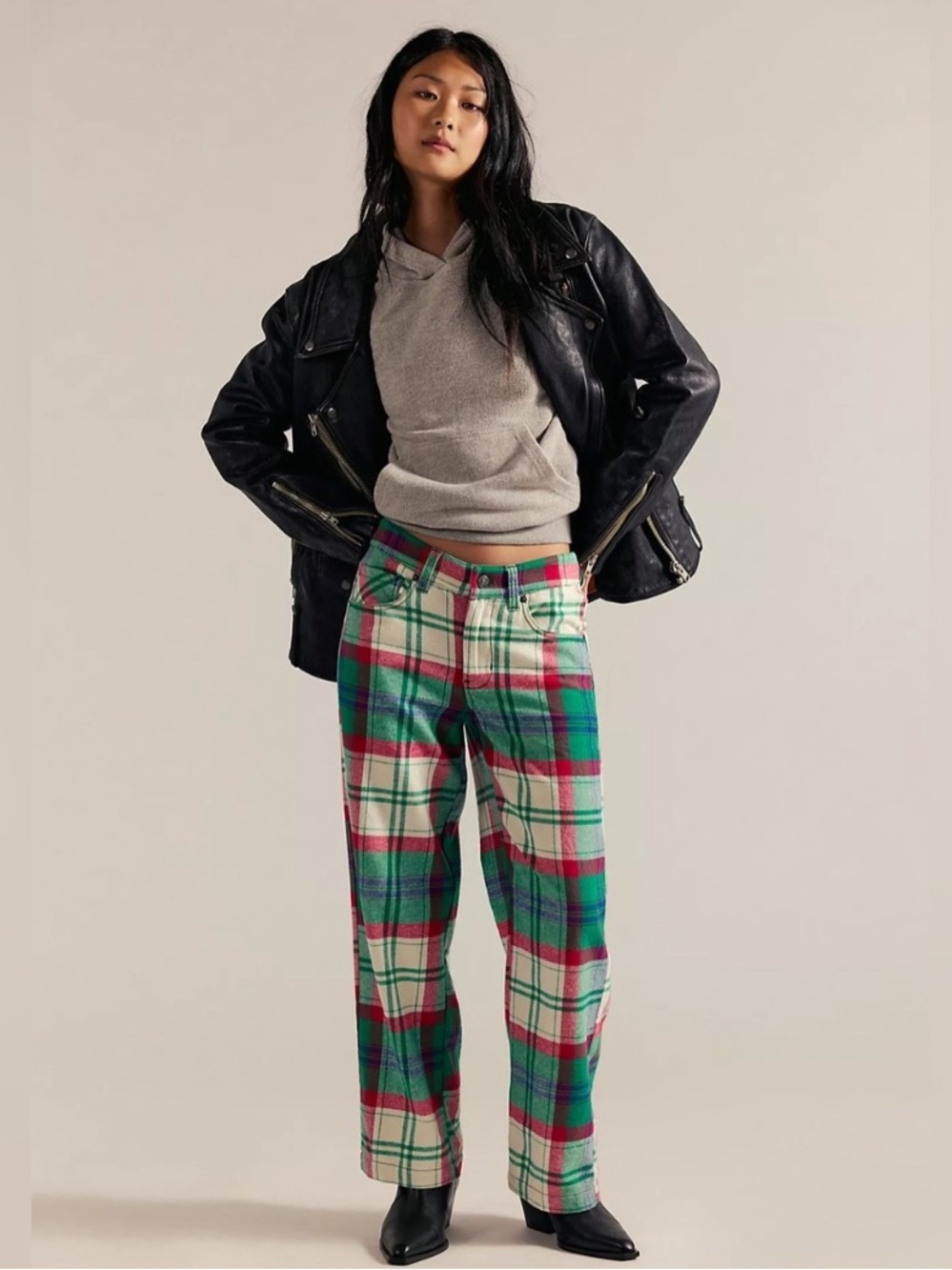 Free People Cheers Flannel Pants NWT We The Free